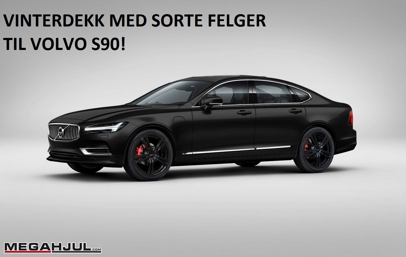 vinterdekk-med-sorte-felger-til-volvo-s90